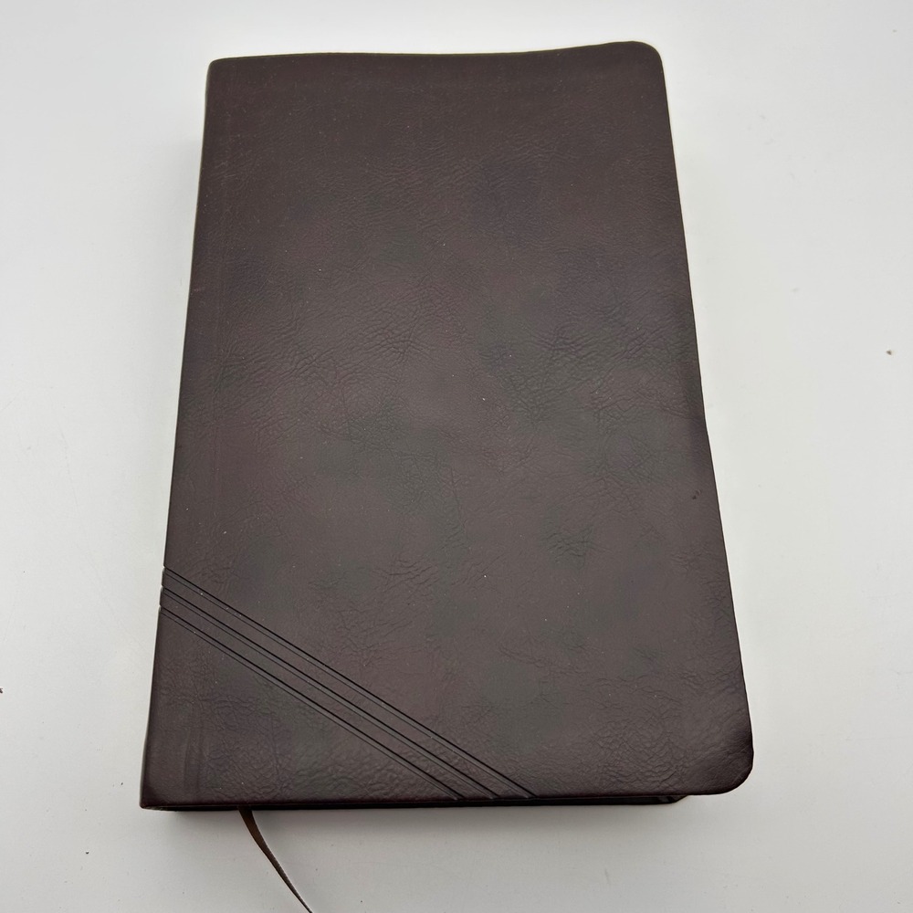 Zondervan NIV Personal Size Bible Giant Print Brown Leathersoft Holy Bible